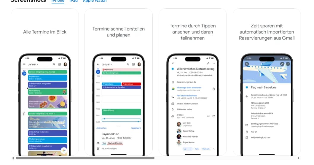 Die wichtigsten Funktionen von Google Kalender