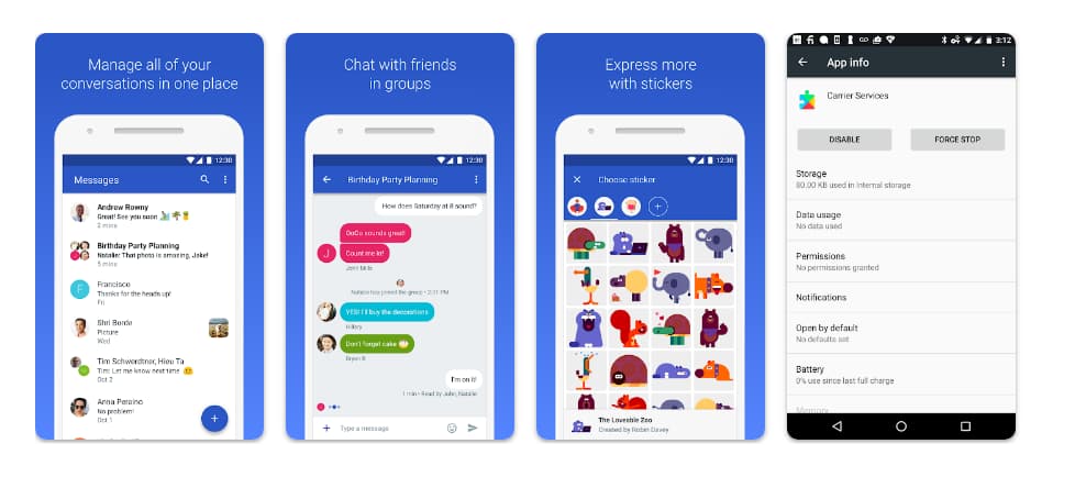 Wichtige Funktionen von Google Play services