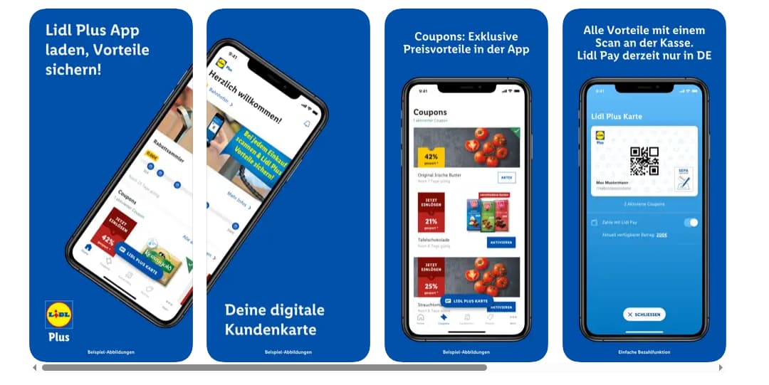 Die Hauptfunktionen von Lidl Plus