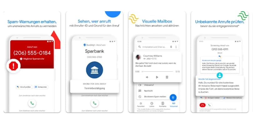 Die wichtigsten Funktionen von Phone by Google