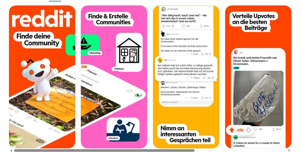 Funktionen und Vorteile von Reddit