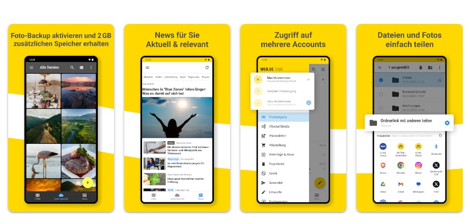 Registrierung: So einfach sichern Sie Ihre WEB.DE-Adresse
