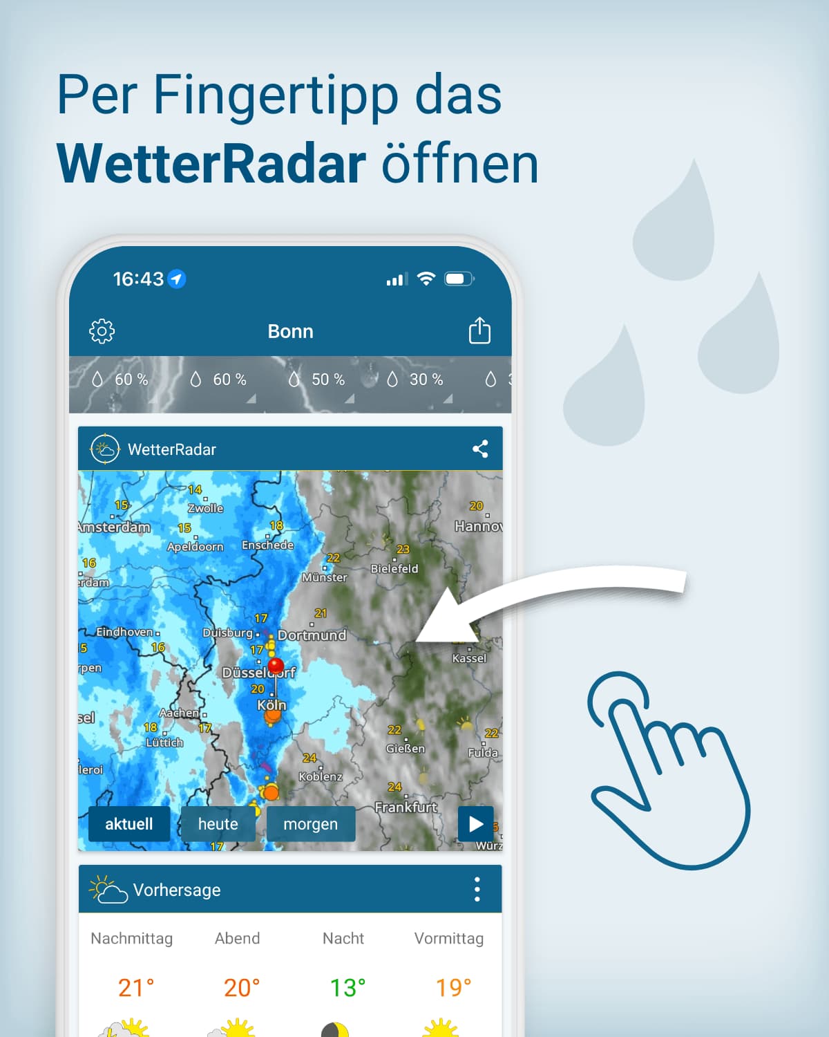 WetterWidget – schneller Überblick