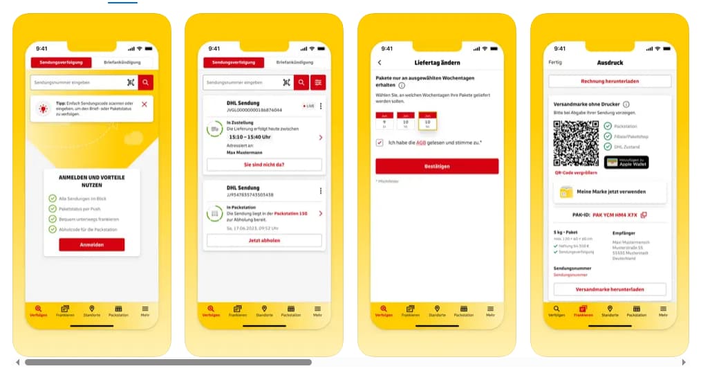 Sendungsverfolgung mit Echtzeit-Updates