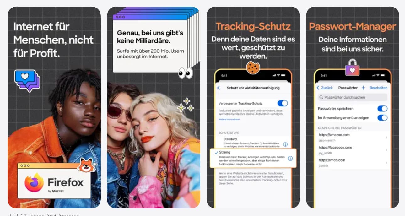 Komfortable Tabs und perfekte Synchronisierung auf allen Geräten