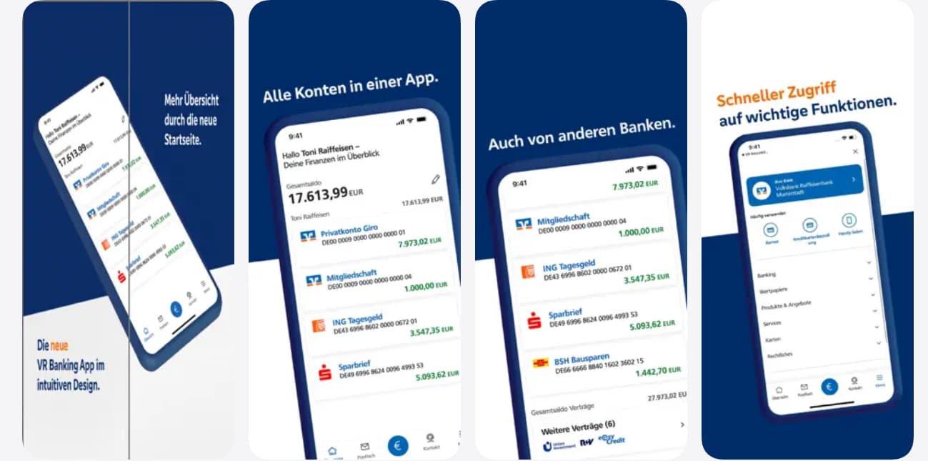 Mobiles Bezahlen und digitale Karten als Teil von VR Banking